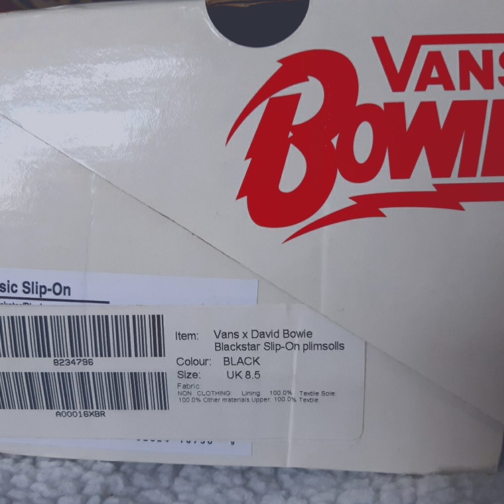 Van's David Bowie shoes